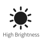 high brightness