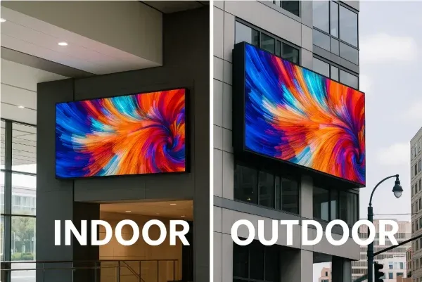 تفاوت تلویزیون شهری فضای داخلی و خارجی